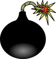 clipart of the bomb