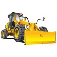 Road Grader Clip Art darwing