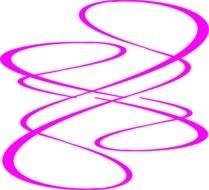 Pink Swirl Clip Art N25