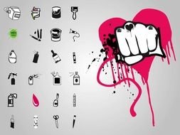 Graffiti Vector Art drawing