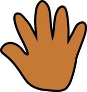 Handprint Clip Art N29