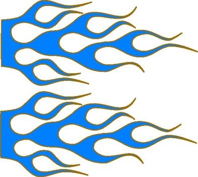 Racing Flames Clip Art N8