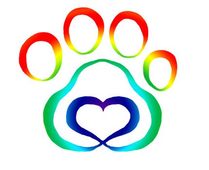 Heart Paw Print Clip Art N21