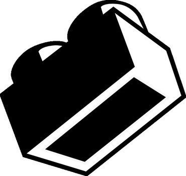 LEGO Clip Art Black And White N7