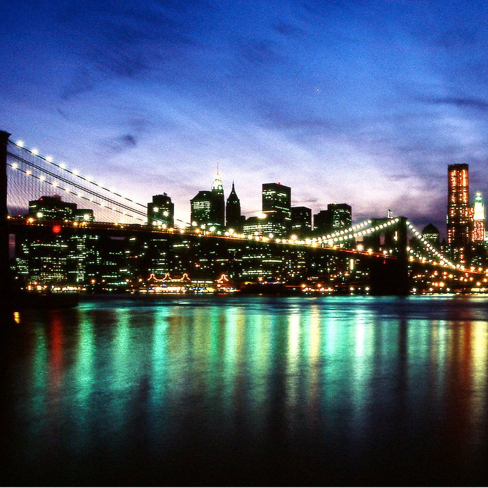 computer-generated image of the night New York