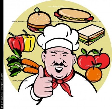 Dibujos Animados Cocinero Panadero