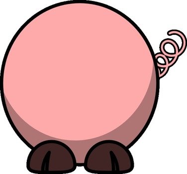 Cartoon Pig Body N2