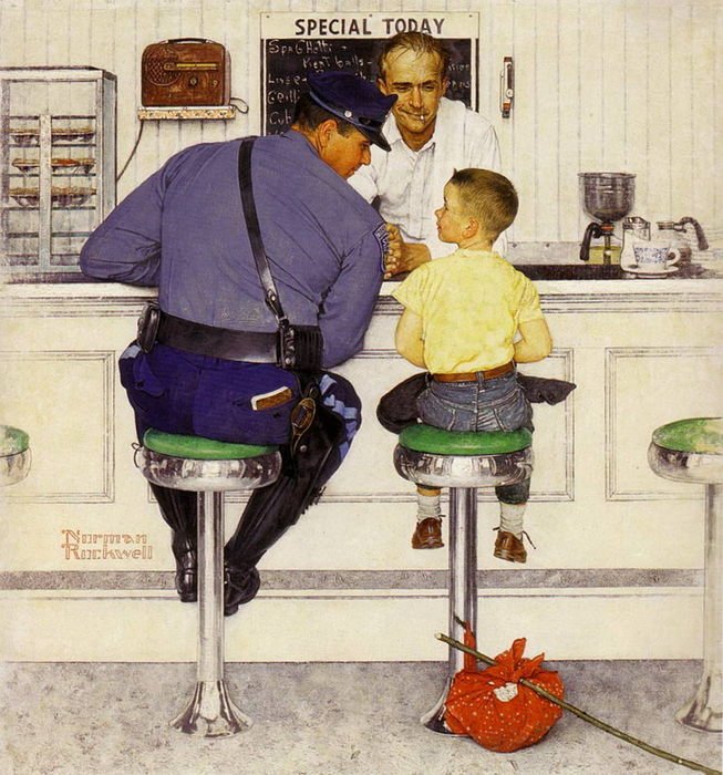 Norman Rockwell Runaway