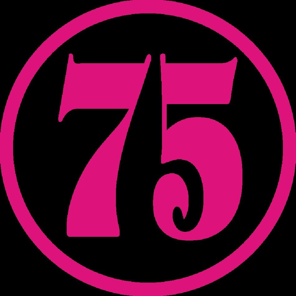 Number 75 Clip Art N3