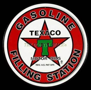 Texaco Gas Station Sign