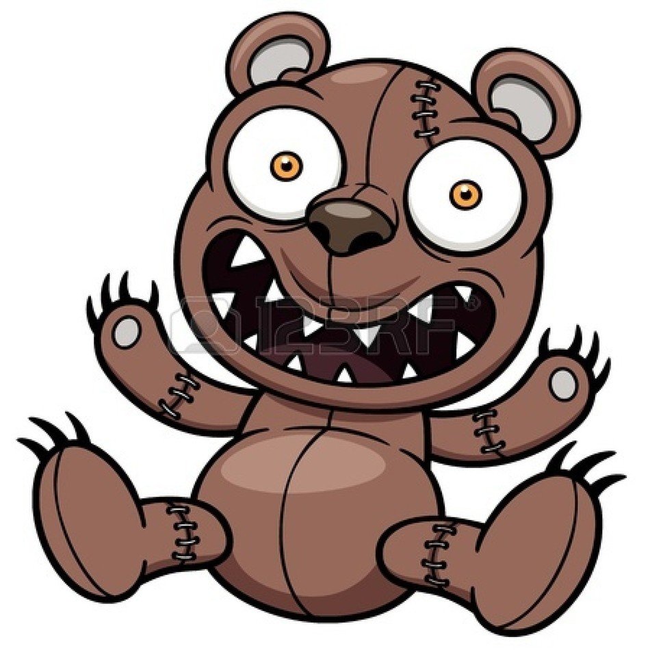 Angry teddy bear free image download