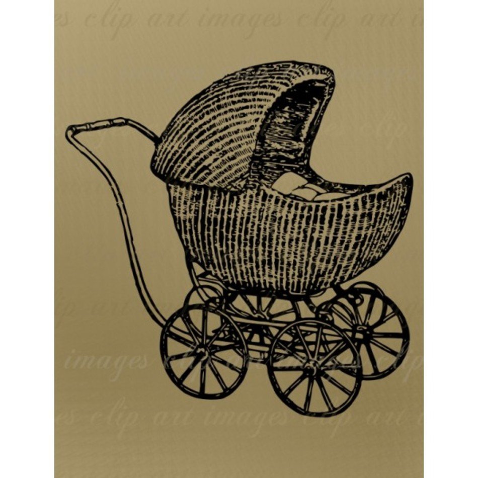 Baby Carriage Clip Art N35
