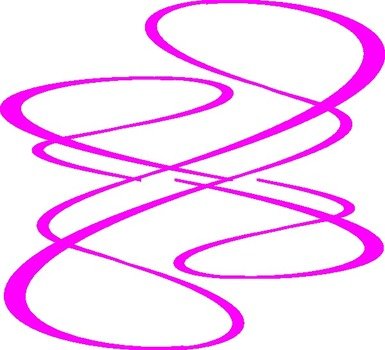 Pink Swirl Clip Art N25
