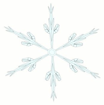 Free Snowflake Snow Clip Art N5