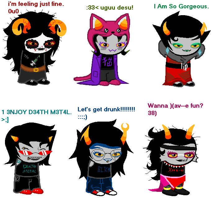 Homestuck Trolls