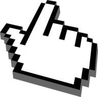 Clip Art of Cursor Hand