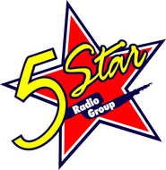 5 stars radio group as graphic illustration