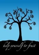 nice tree black drawing