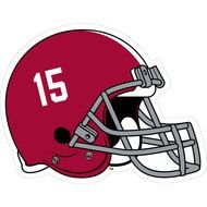 football helmet with number 15