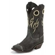 Womens Black Cowboy Boots as picture for clipart