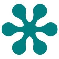 Teal Flower Clip Art N4