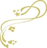 Gold Swirl Designs Clip Art N8