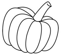 Black And White Pumpkin as a graphic illustration