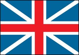 Great Britain Flag 1763 drawing