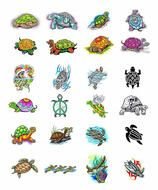 Turtle Tattoo Drawing Designs
