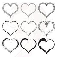 Valentine Heart Border Clip Art N26