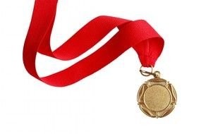 Red Ribbon Gold Medal