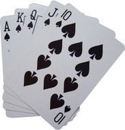 Royal Flush as a picture for a clipart