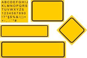 Funny Set Of Stamp Letters To Build Your Own Metal Sign Have Fun