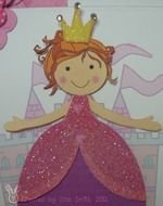 Clipart of Little Girl Princess