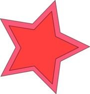 Red Star Clip Art N58