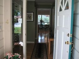 Open Front Door drawing