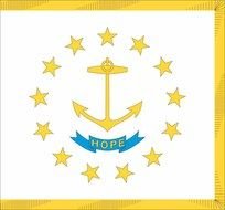 Rhode Island Flag hope drawing