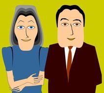 Married Couple Clip Art N6