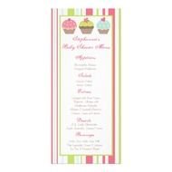 Tea Party Menu Template
