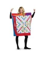 woman in a scrabble suit