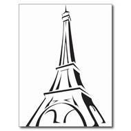 Eiffel Tower Template Cut Out