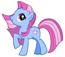 Clip art of beautiful little pony