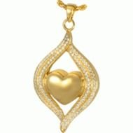 Teardrop Cremation Ashes Jewelry Necklaces