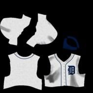 Detroit Tiger Baseball Jersey Clip Art