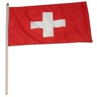 Switzerland Flag on stick