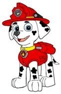 PAW Patrol Marshall as a picture for clipart