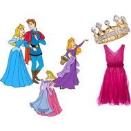 Aurora Sleeping Beauty Clip Art N2