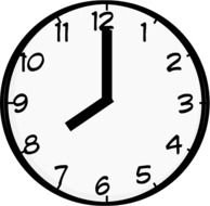 8 O Clock Clip Art N8