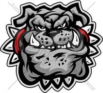 Cartoon Bulldog Mascot N5