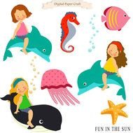 Fun On The Sun Clip Art